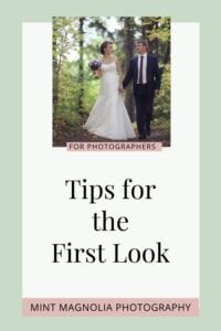 Pin image for tips for the first look